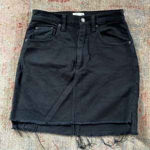 Aritzia high rise black skirt.